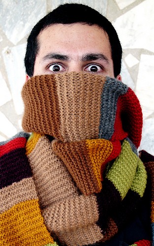 Free Doctor Who Knitting Scarf Pattern Tutorial