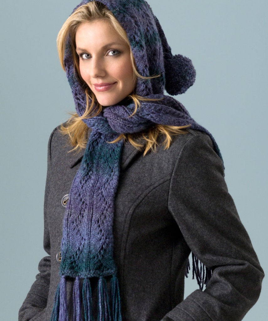 Hooded Scarf Knitting Pattern | A Knitting Blog
