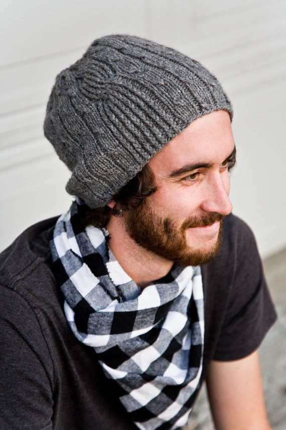 Men s Knit Hat Pattern  A Knitting Blog