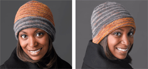 Silver Lining Double Knit Hat Pattern Images