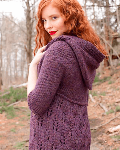 Sweater Knitting Hooded Pattern