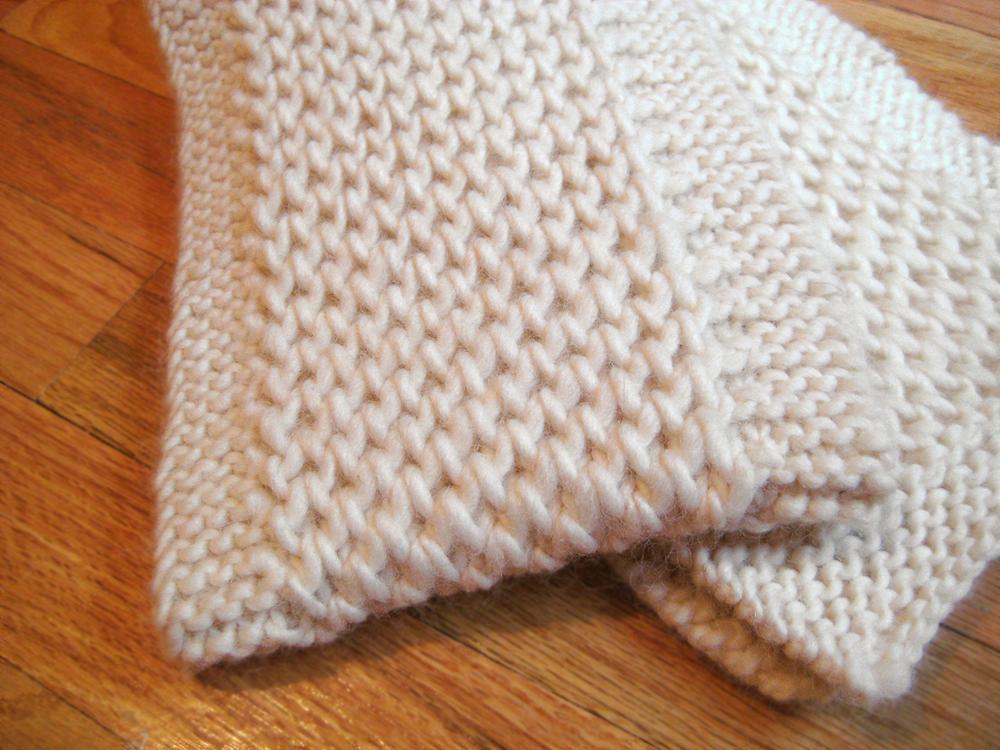 Tesoro Chunky Knit Scarf Pattern
