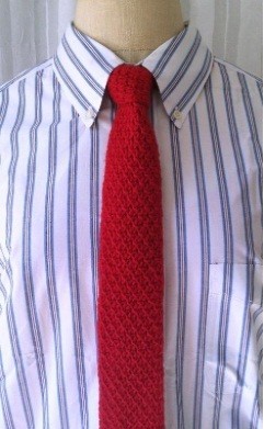 Knit Neck Tie Patterns