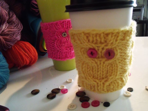 Coffee Cozy Knitting Pattern