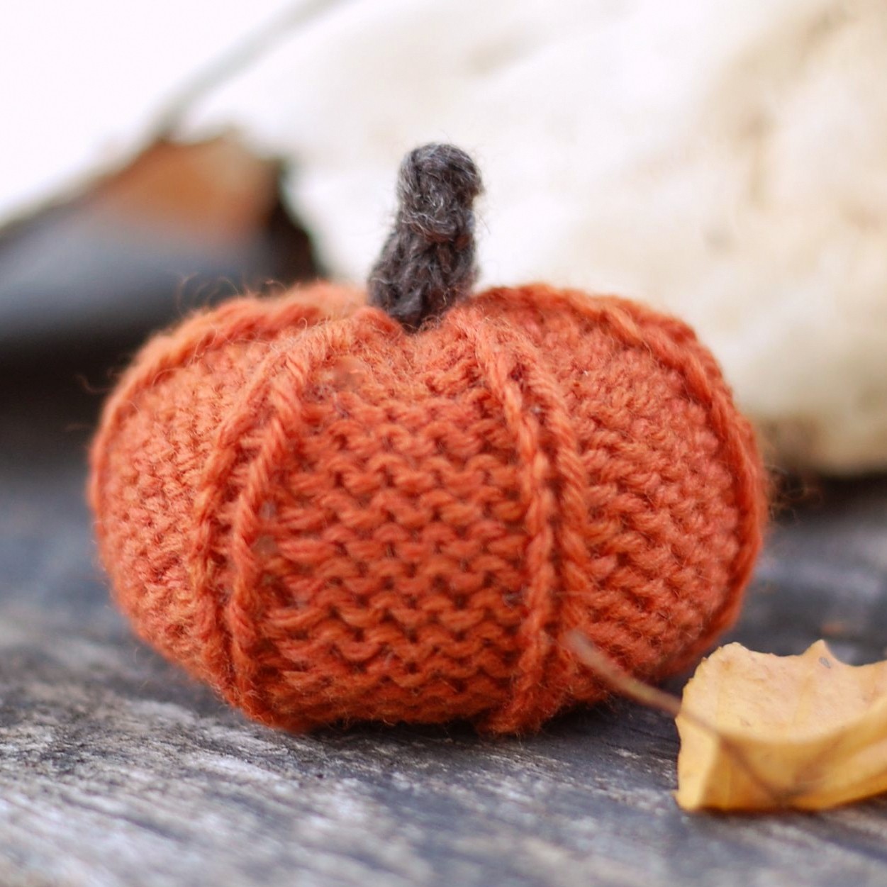 Knit Pumpkin Pattern