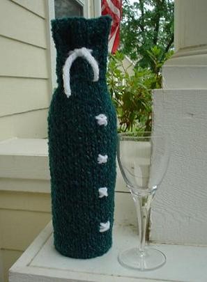 Pictures of Knitted Wine Bottle Cover Pattern