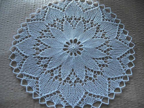 Knitted Lace Doily Pattern